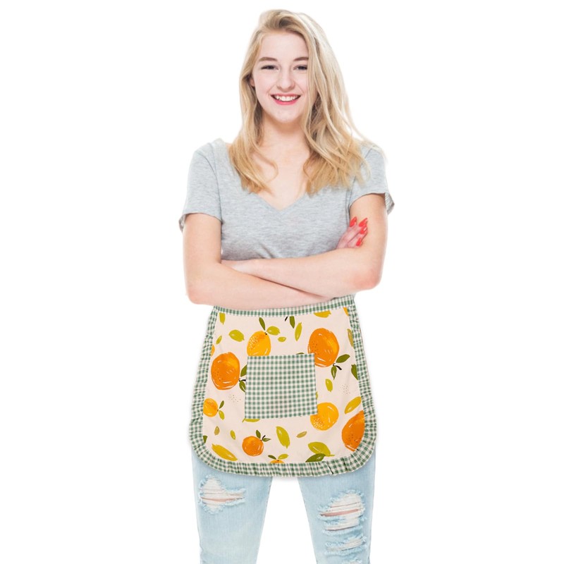 FAIRYGATE Cute Waist Apron Server Apron with Pockets Commercial Restaurant