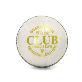 Pro Impact Cricket Balls (White Club Leather (1 Ball))