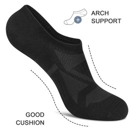 wernies No Show Socks Women - 8 Pairs Ankle Socks for Women, Low Cut Socks Short Cotton Socks, Invisible Casual Socks