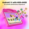 Android Tablet 10 Inch, Android 15 Kids Tablet, A523 Octa-Core,