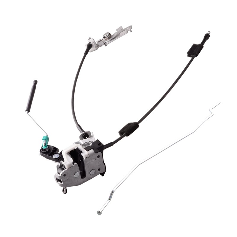 GrteRokky Door Latch Assembly w/cable Rod compatible for 1992-2014 Ford
