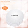 ANSCHER 9 Packs Round Cake Drums 10 Inch, Greaseproof White10