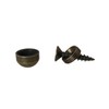 DGBRSM 8pcs Pure Brass Decorative Screws with Caps Used as