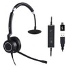 VT Wired UC-Headset with Dual Noise-Cancelling-Microphones - Work Headphones with