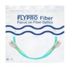 FLYPROFiber- 1M SC to SC OM4 Fiber Patch Cable |