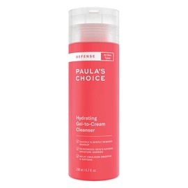 Paula's Choice DEFENSE Facial Cleanser, Hydrating Gel to Cream Cleanser, Makeup & Sebum Remover, with Amino Acids & Antioxidants, All Skin Types, 198 ml