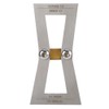 Stainless Steel Dovetail Gauge Woodworking Tool Dovetail Wood Marking Ruler(Without