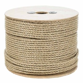 Paracord Planet 3 Strand Twisted ProManila Polypropylene Rope for Landscaping and Nautical – 1/4 Inch (600 ft)