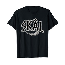 Skål (Cheers) Viking Drinking Horn T-Shirt
