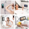 OMOTON Waterproof Shower Phone Holder 360° Rotation Wall Mounted Viewable