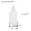XIWENQUKU 2Pcs 50ml/1.7oz Plastic Dropper Bottles, Empty Squeezable Portable Travel