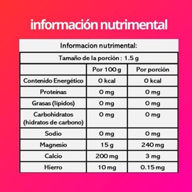 Citrato de Magnesio con sabor fresa 500 gr