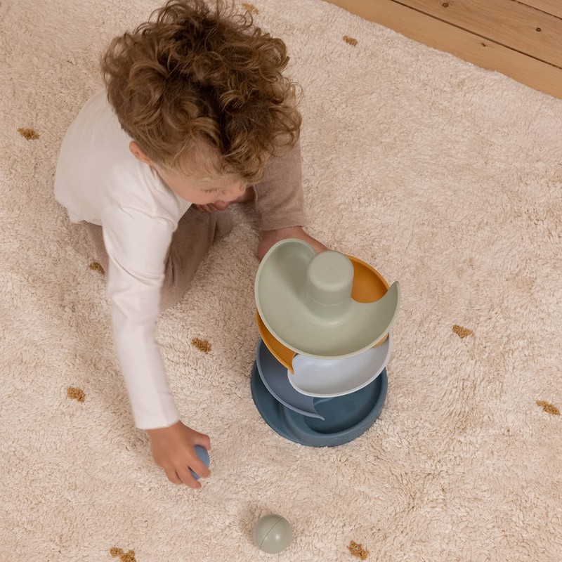 RUBO Toys Little Dutch 2007438 Marble Run with Rattle Balls