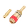 8mm Torch Hose Adapter Brass Connector Quick Coupler Fitting Kit