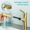 GAPPO Single Handle Lavatory Sink Mixer Tap, 360 Degree Swivel