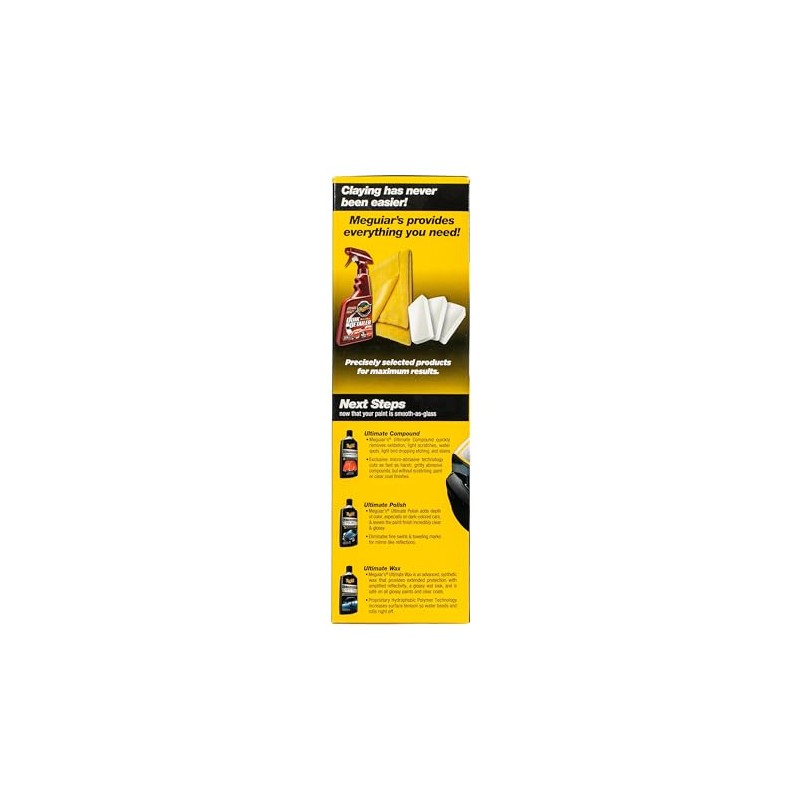 Meguiar's G191700, Smooth Surface Clay Kit, 5 Piezas