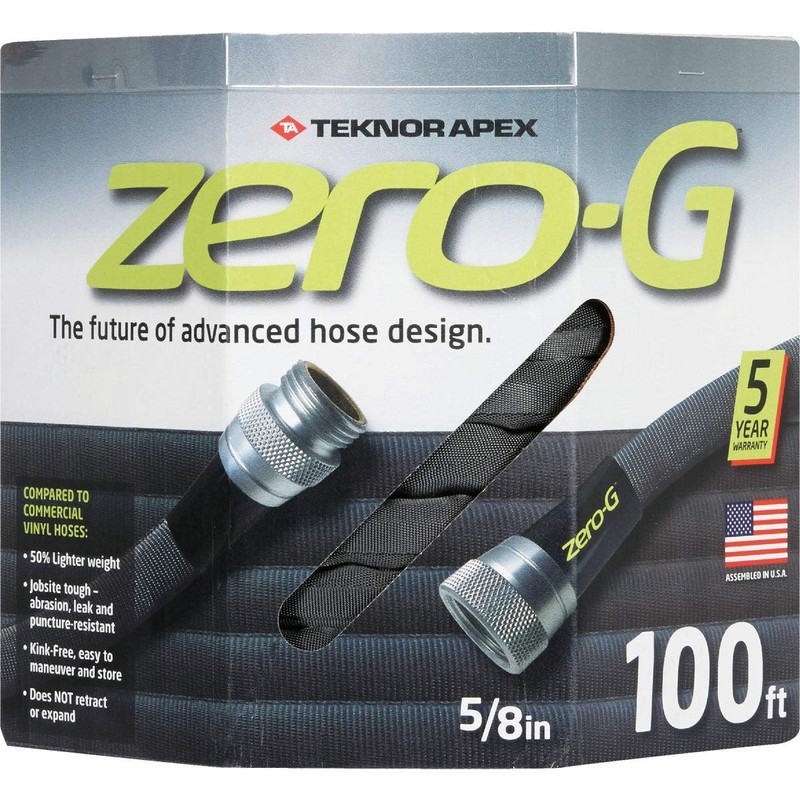 Apex 4001-100 5/8" X 100' Zero-G Lightweight Ultra Flexible Durable