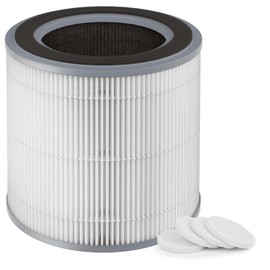 XBWW 1 Pack Replacement Filter Compatible with Hynik Alviera HH001 Air Cleaner Purifier,3 Stages Filtration of H13 True HEPA, Activated Carbon Filter and pre-Filter with Extra 4 Pieces Aroma Pads