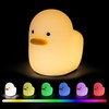 UNEEDE Voice Control LED Benson Night Light, Cute Duck Animal