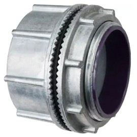 Electrical Conduit Water Tight Hub Outdoor Rated Rigid Threaded Conduit Hub with Insulated Throat Used to Connect Conduit to a Electrical Box/Enclosure Outdoor to Ensure Water Tight Seal (2-1/2")