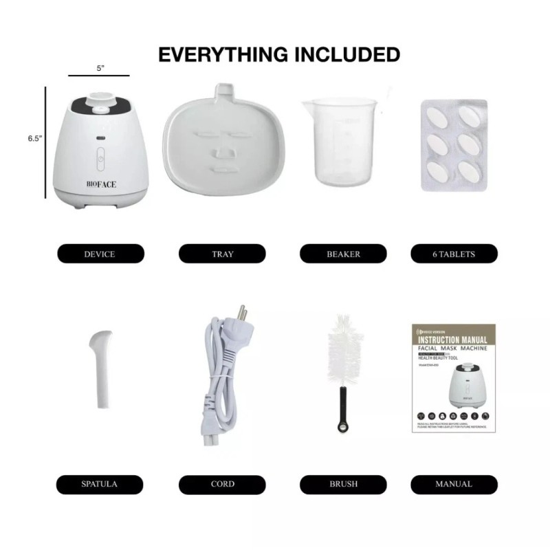 BIOFACE Facial Mask Machine with Collagen Tablets DIY Mask Maker
