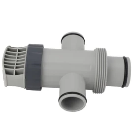 Dual Split Hose Plunger Valve, Coleman Pool Replacement Parts, Dual Split Hose Plunger Valve for Intex 11872 Plastic Pool Part Accessory Attachment for Above Ground Pool and Pool Pump Maintenance