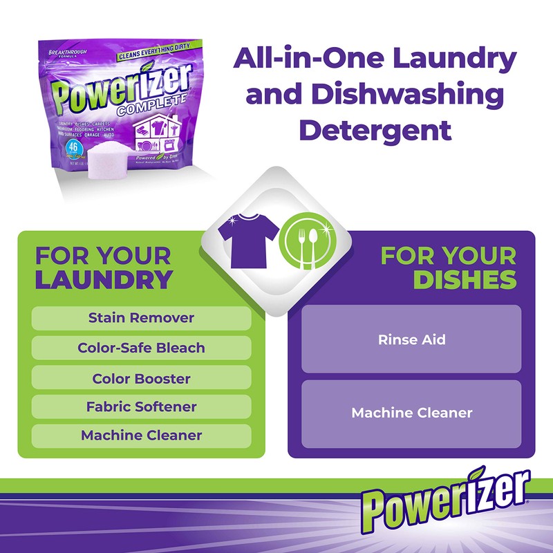 Powerizer Complete Laundry Powder Detergent & Multipurpose Cleaner | 1
