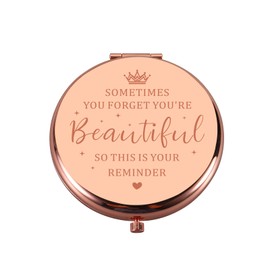 Daughter Mirror Gifts, Valentines Day Gifts for Teen Girls 16-18, Compact Mirror Gifts for Women Girls, Niece Gift from Auntie, Best Friend Friendship Gifts for Women, Valentines Day Gifts for Her
