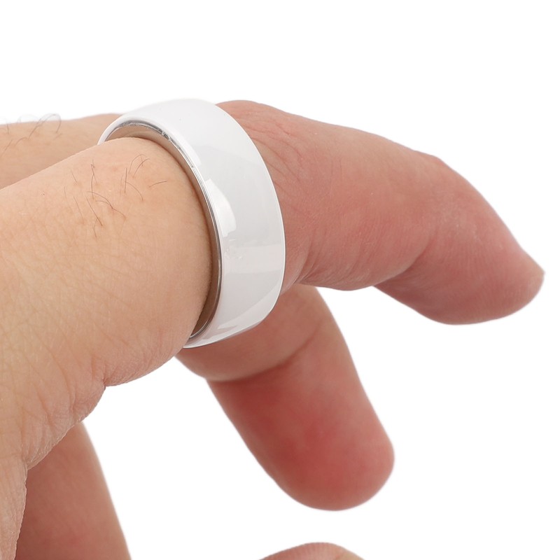 Smart Ring Multifunction Sleep Temperature Monitoring Pedometer 23mah Health Tracker