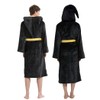Unpifolov Men Women Flannel Bathrobe Four College Styles Magic Robe