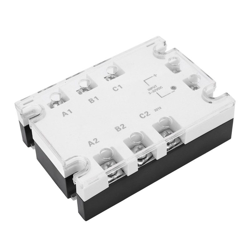 3 Phase Solid State Relay White Noiseless Anti Shock Reliable