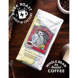 Raven's Brew Coffee High Caffeine Coffee Dark Roast Whole Bean – Deadman's Reach 12oz