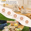 Homienly Premium Wheat Straw Dinnerware Sets, Lightweight & Unbreakable Plates
