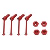 Front Rear Drive Shaft Aluminum Alloy Driveshaft CVD for Traxxas