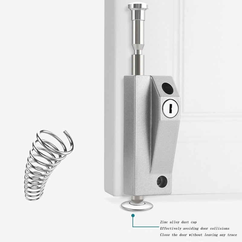 PINGPINGXIE Patio Door Lock，Sliding Patio Door Keyed with Door Latch