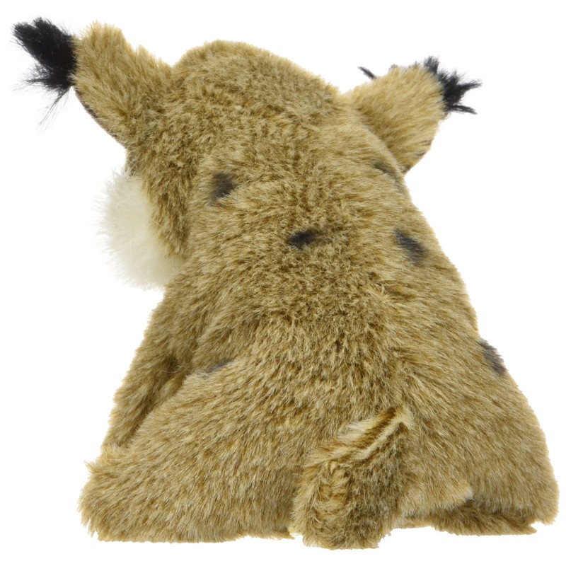 Folkmanis Mini Bobcat Finger Puppet, Brown, White, 1 EA