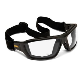 DEWALT Safety Glasses and Goggles Hybrid, Anti-Fog Protective Eyewear with Interchangeable Temples and Foam Shield, AS/NZS 1337.1 Certified