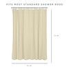 Bath Bliss Premium Shower Curtain Liner in Beige