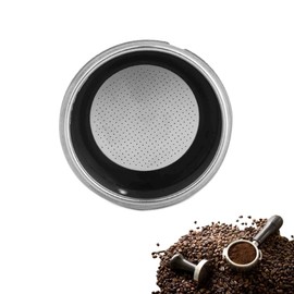 Haofy Coffee Filter Basket, Detachable Coffee Filter Cups Strainer, Stainless Steel Coffee Machine Filter Accessory for Home Office(1)