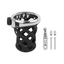 Motorcycle Drink Cup Holder Handlebar Cup Mount Replacement for Honda Goldwing 1800 GL1800 F6B 2001-2023 Water Bottle Holder (Chrome, 138MM/5.4" Height)