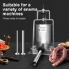 Wutfly 3 Sizes Stainless Steel Sausage Stuffing Tubes and Sausage