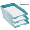 Acrimet Stackable Letter Tray Front Load Letter Size Plastic (Solid