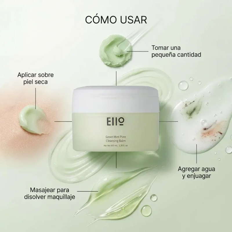 Eiio Bálsamo Desmaquillante Coreano Green Mint Piel Grasa