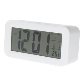FUNOMOCYA Upgrade Temperature LCD Alarm Clock Mute Mini Smart Digital Clock Bedside Wake Alarm