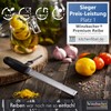 Winzbacher® Premium Zester, Parmesan/Lemon/Nutmeg/Ginger Grater and Much More, Razor-Sharp Stainless