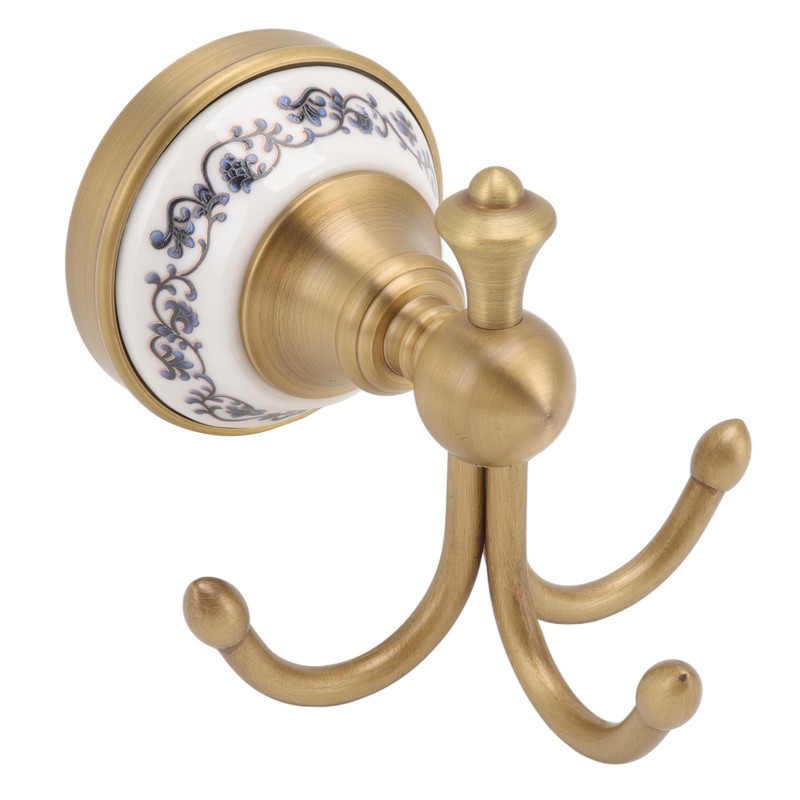 Wall Mounted Bathroom Coat Hook Beautiful Decorative Elegant Clothing Robe
