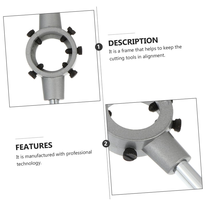 Operitacx Die Stock Holder Wrench Adjustable Die Stock Spanner for