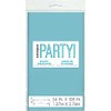 Unique 46864 Plastic Tablecloth-2.74 m x 1.37 m-Teal Colour