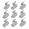 CaoXiong 9 Pcs Cabinet Cupboard Hinge LED Light Universal Sensor