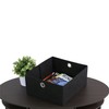 Furinno Jaya Simple Design Oval Coffee Table with Bin for